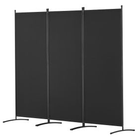 Room Divider, 3 Panel Room Dividers and Folding Privacy Screens, Fabric Partition Room Dividers for Office, Bedroom, Dining Room, Study, Freestan